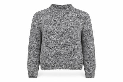 Front view of Divided women’s grey knit jumper, size M