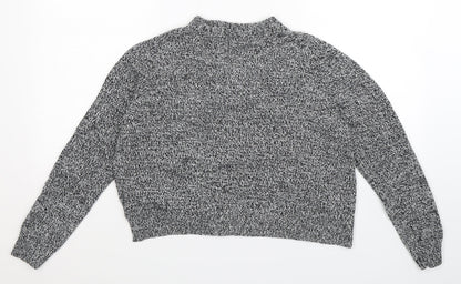Back view of Divided women’s grey knit jumper, size M