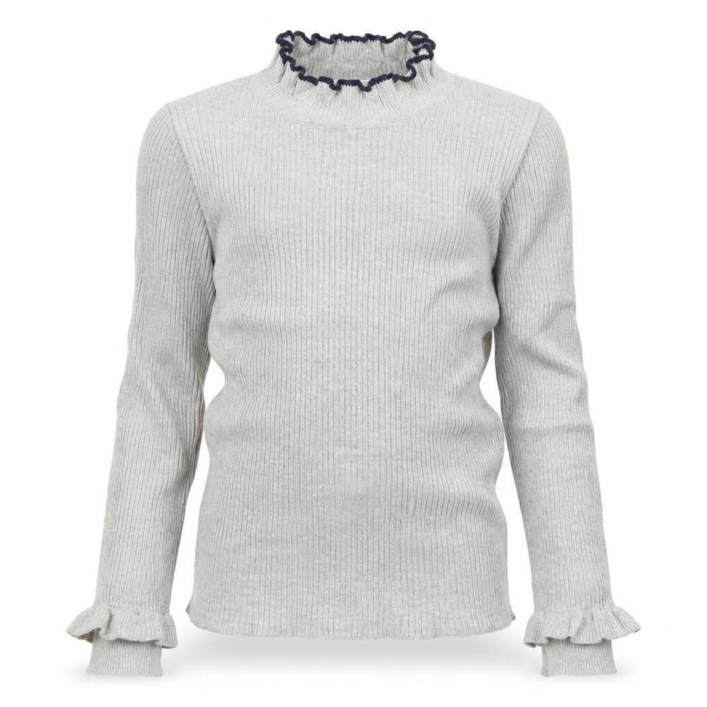 Crew Cuts Girls Grey  Knit Pullover Jumper Size 5-6 Years