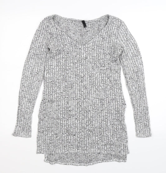 Divided Womens Grey  Knit Pullover Jumper Size S