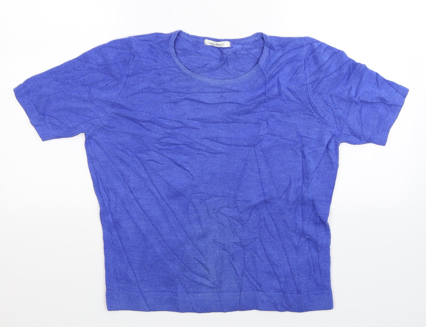 Marks and Spencer Womens Blue  Knit Pullover Jumper Size 16