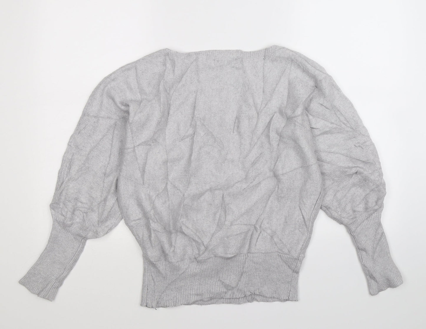 RESERVED Womens Grey  Knit Pullover Jumper Size S  - Oversized