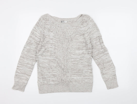 BHS Womens Ivory  Knit Pullover Jumper Size 12