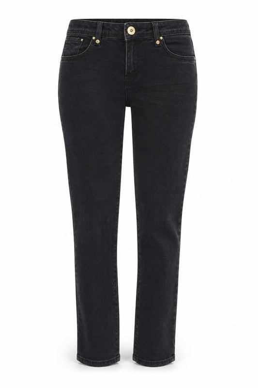 Denim 24/7 Womens Black  Denim Skinny Jeans Size 10 L29 in