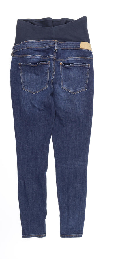 Back view of &DENIM women’s blue denim jegging jeans, size M, 28-inch leg