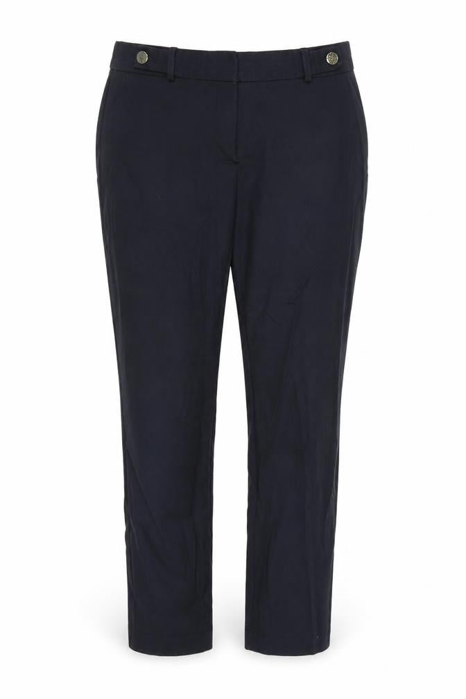 F&F Womens Black  Rayon Dress Pants Trousers Size 12 L25 in
