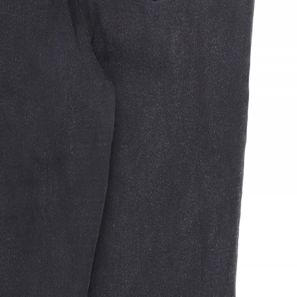 Papaya Womens Black  Denim Skinny Jeans Size 14 L27 in