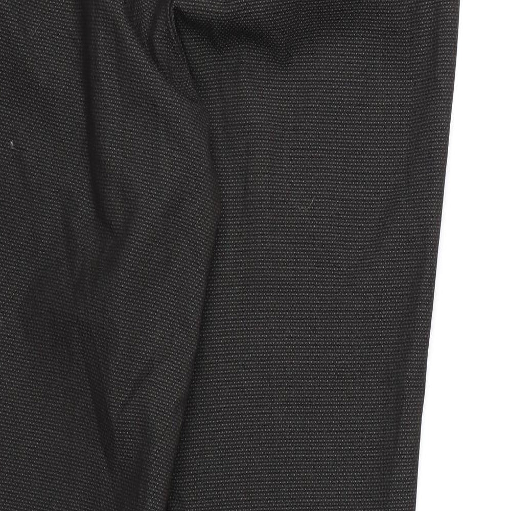 NEXT Womens Black  Rayon Dress Pants Trousers Size 12 L28 in