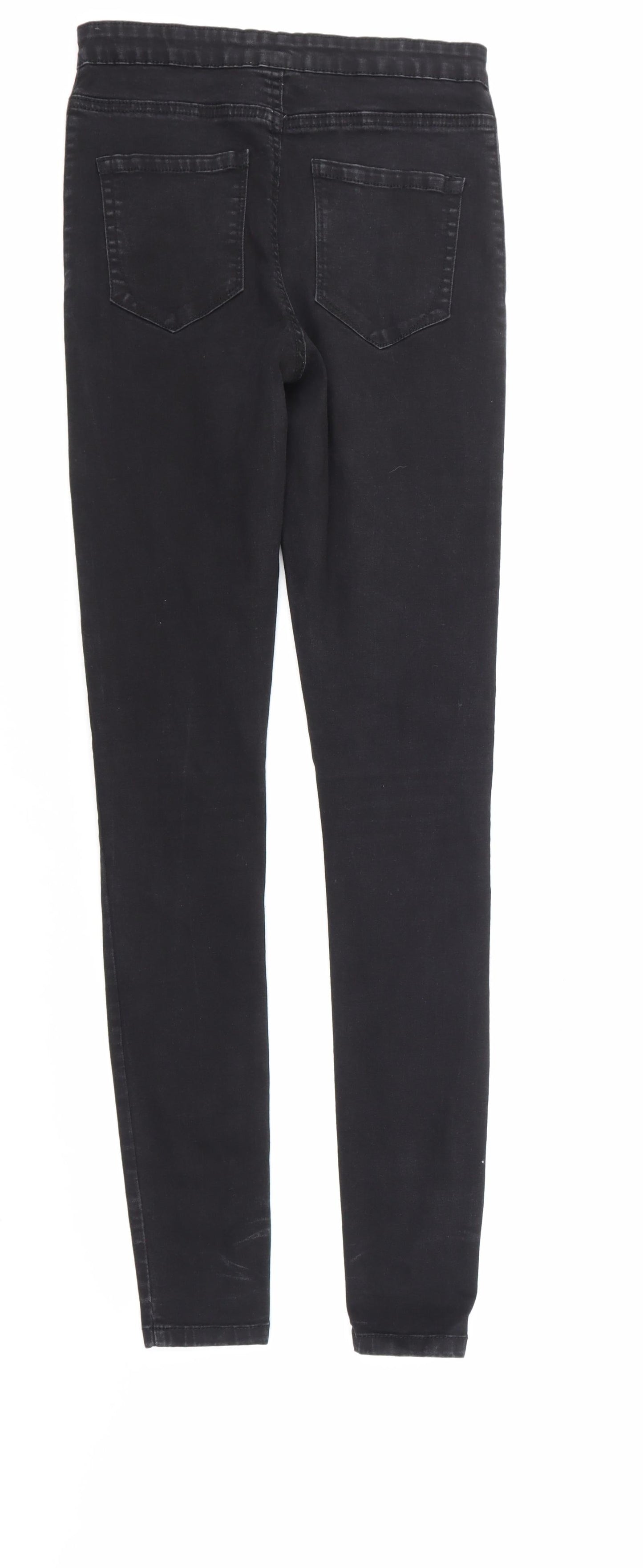 Denim & Co. Womens Black  Denim Skinny Jeans Size 10 L29 in