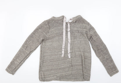 Back view of George women’s brown jumper, size UK 12