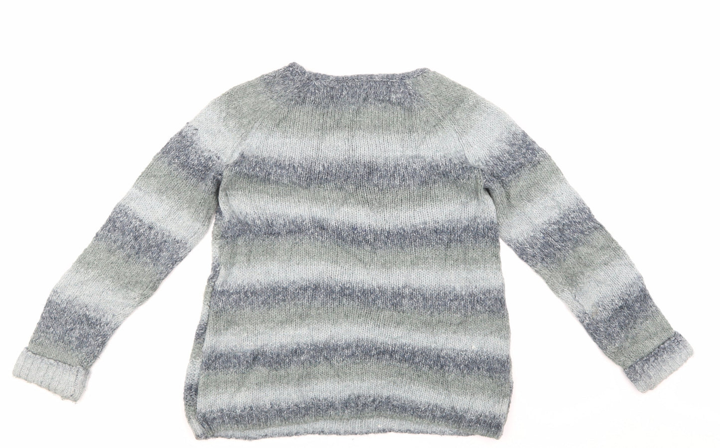 Faithful & True Womens Multicoloured Striped  Pullover Jumper Size 10