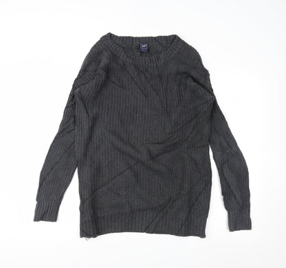 Additional front view of Gap men’s grey jumper, size M