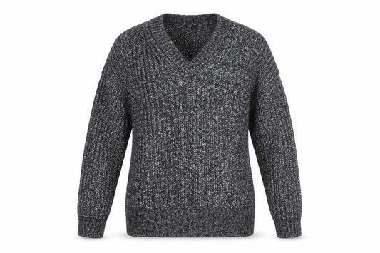 Front view of French Connection women’s blue jumper, size S