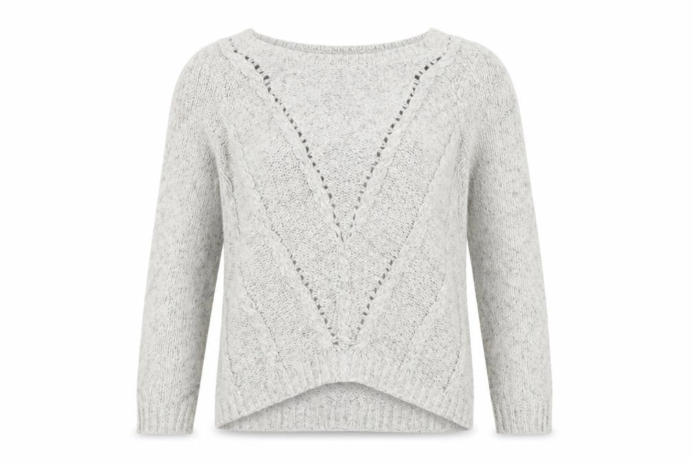 cachcach Womens Grey   Pullover Jumper Size 4