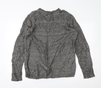 Back view of Cedarwood State women’s grey jumper, size L