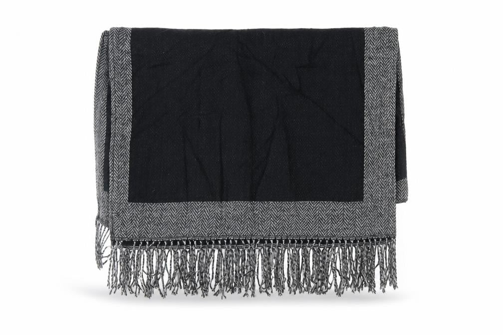 Preworn Womens Black    Shawl/Wrap