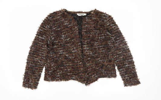 Venezia Womens Brown   Cardigan Jumper Size 10