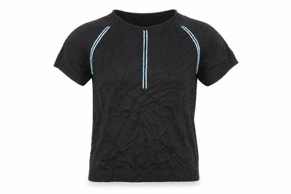 Front view of Marc Aurel women’s green basic t-shirt, size UK 8