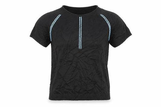 Front view of Marc Aurel women’s green basic t-shirt, size UK 8