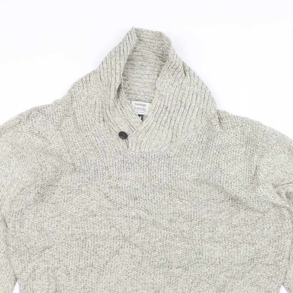 George Womens Brown  Knit Pullover Jumper Size M