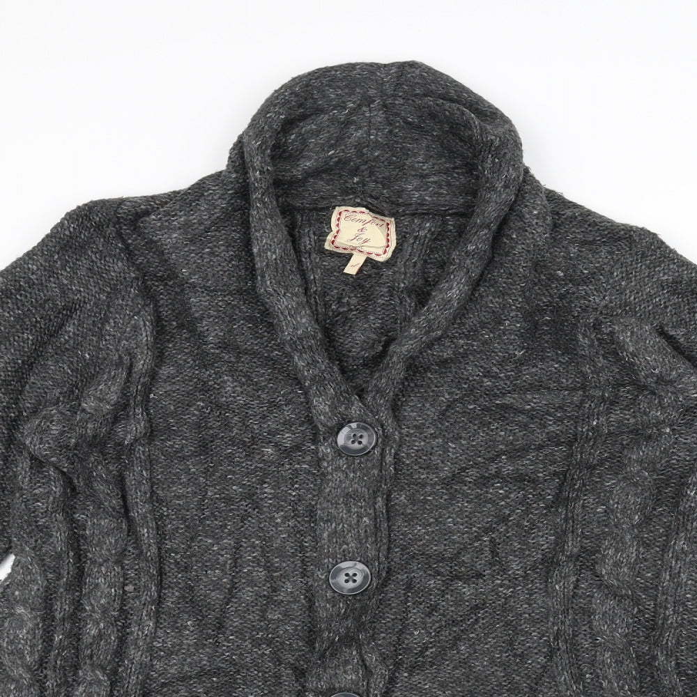 NEXT Womens Grey  Knit Jacket  Size XL