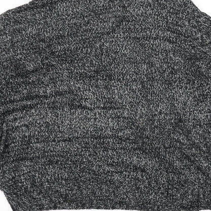 Brand and care label for Tu women’s black jumper, size L