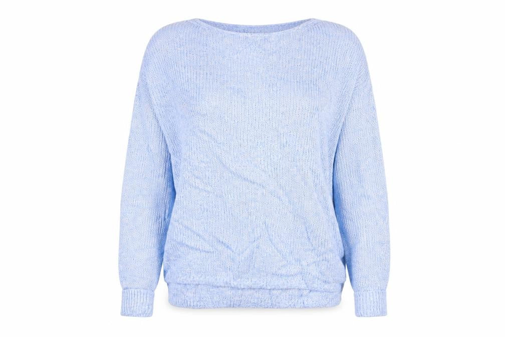 Marks & Spencer Womens Blue   Pullover Jumper Size M