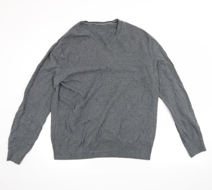 Front view of Gap men’s grey jumper, size L