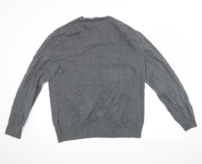 Back view of Gap men’s grey jumper, size L