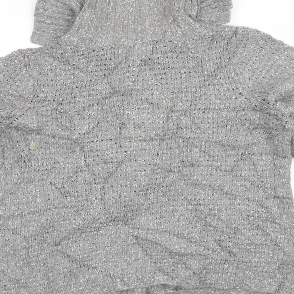 Debenhams Womens Grey   Cardigan Jumper Size 12