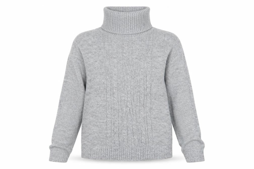 glimpse design Womens Grey   Pullover Jumper Size L