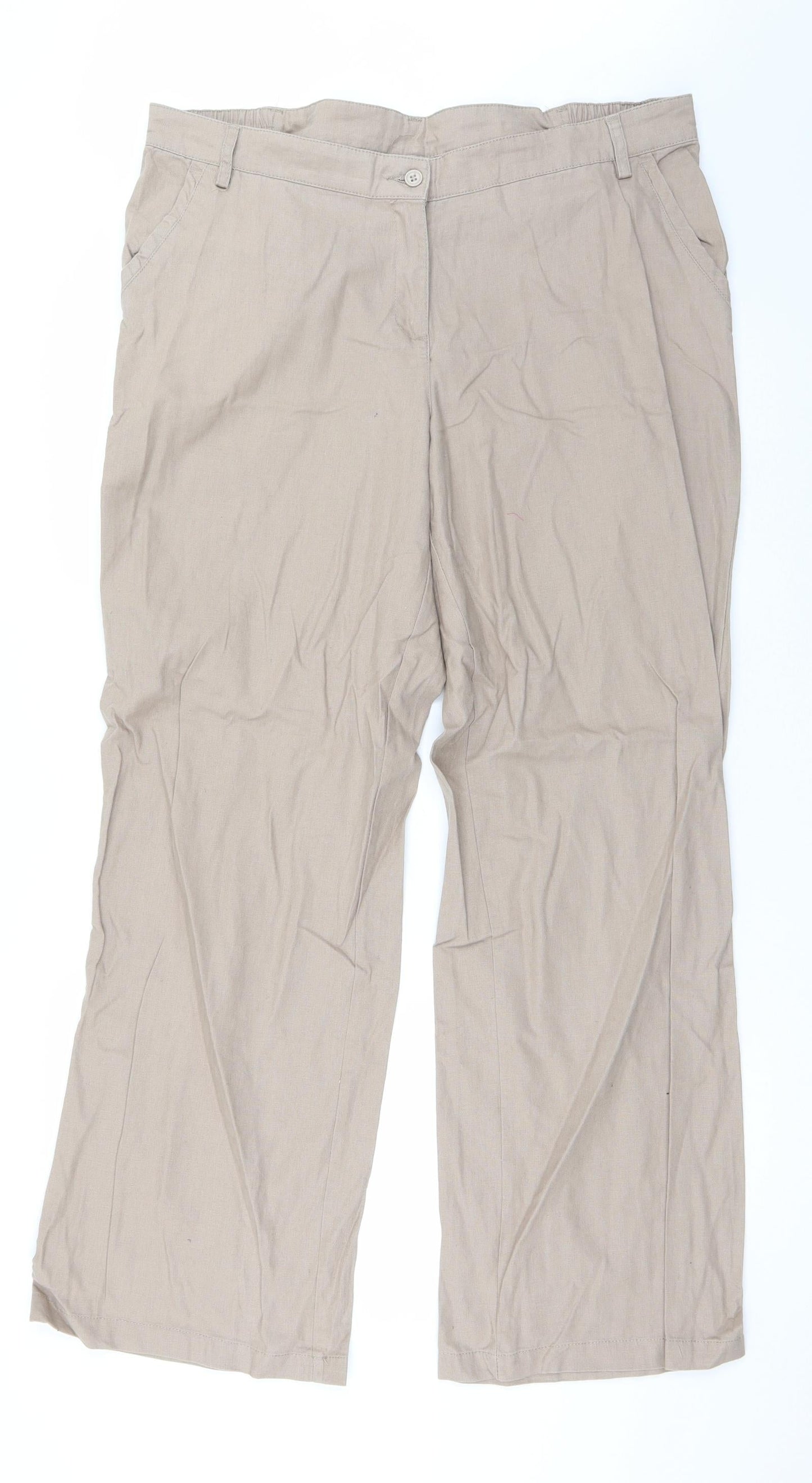 bpc Womens Brown   Trousers  Size 16 L31 in