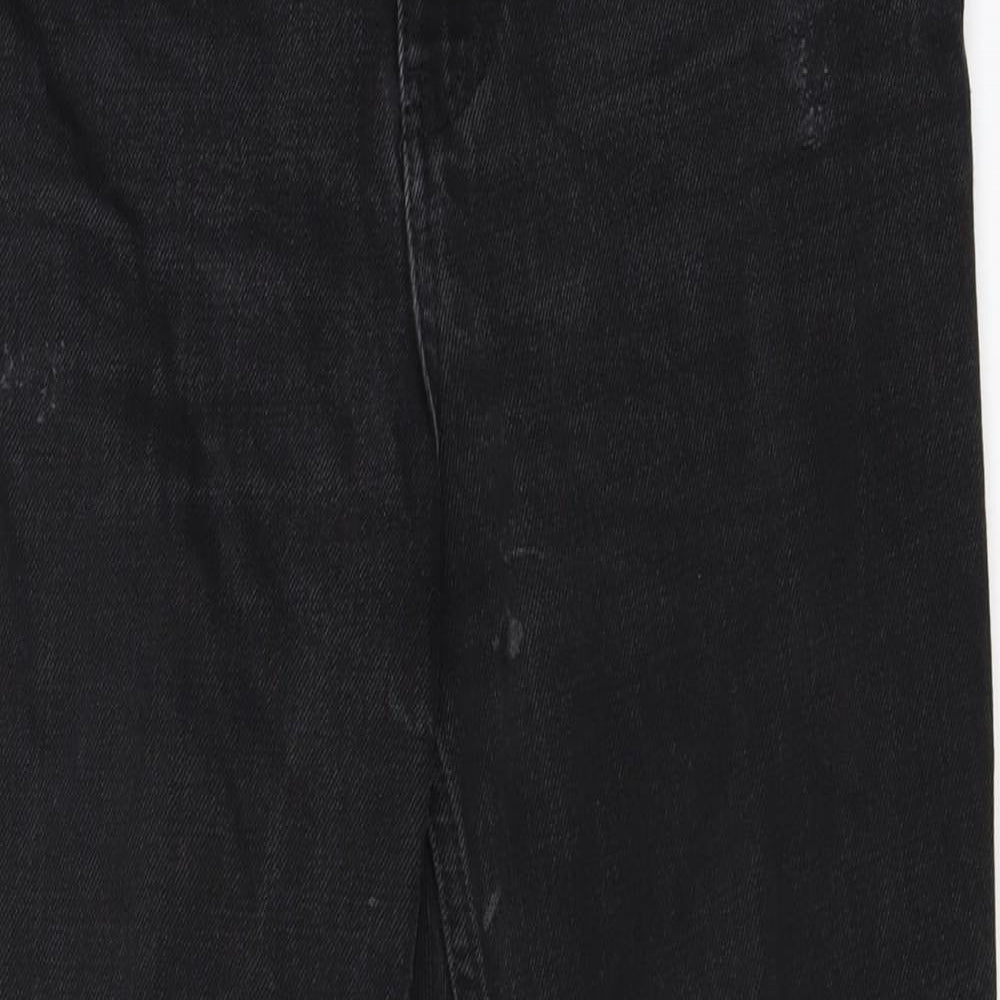Topshop Mens Beige  Denim Tapered Jeans Size 26 L26 in