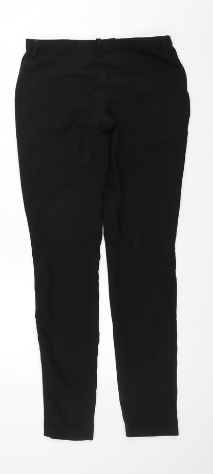 Back view of VILA women’s black trouser suit suit trousers, size S, 32-inch leg