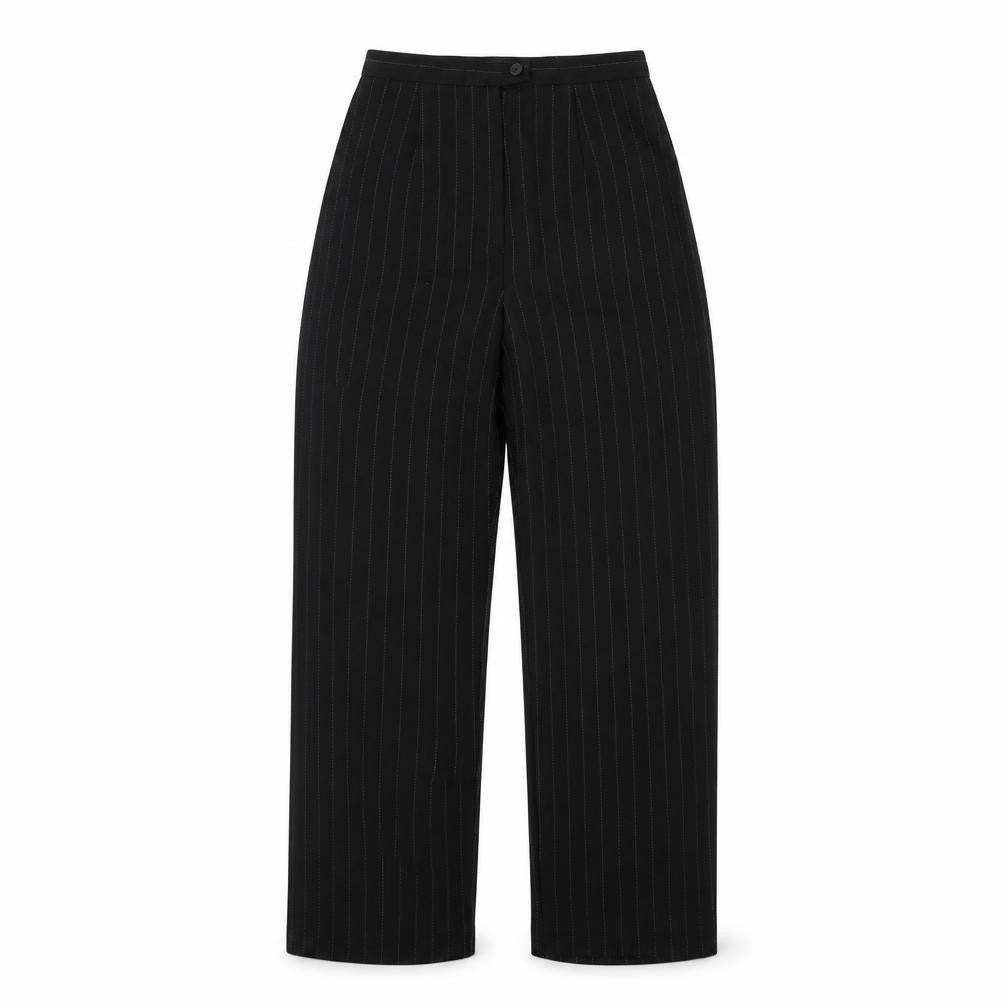 Front view of Richards women’s black dress pants trousers, size UK 14, 28-inch leg
