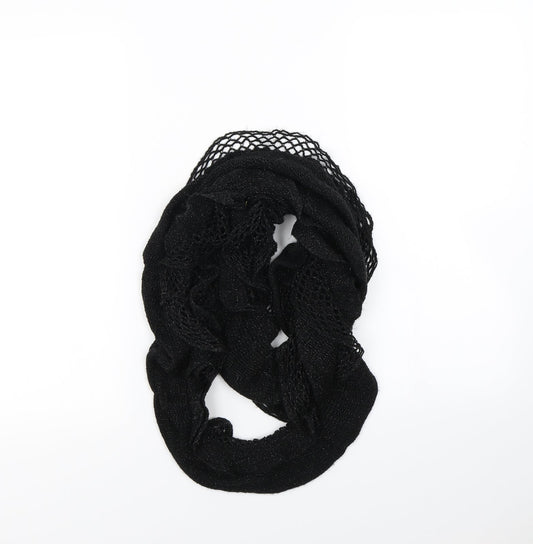 Preworn Womens Black    Scarf