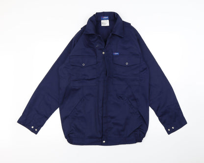 Additional front view of Eurostar men’s blue jacket, size M