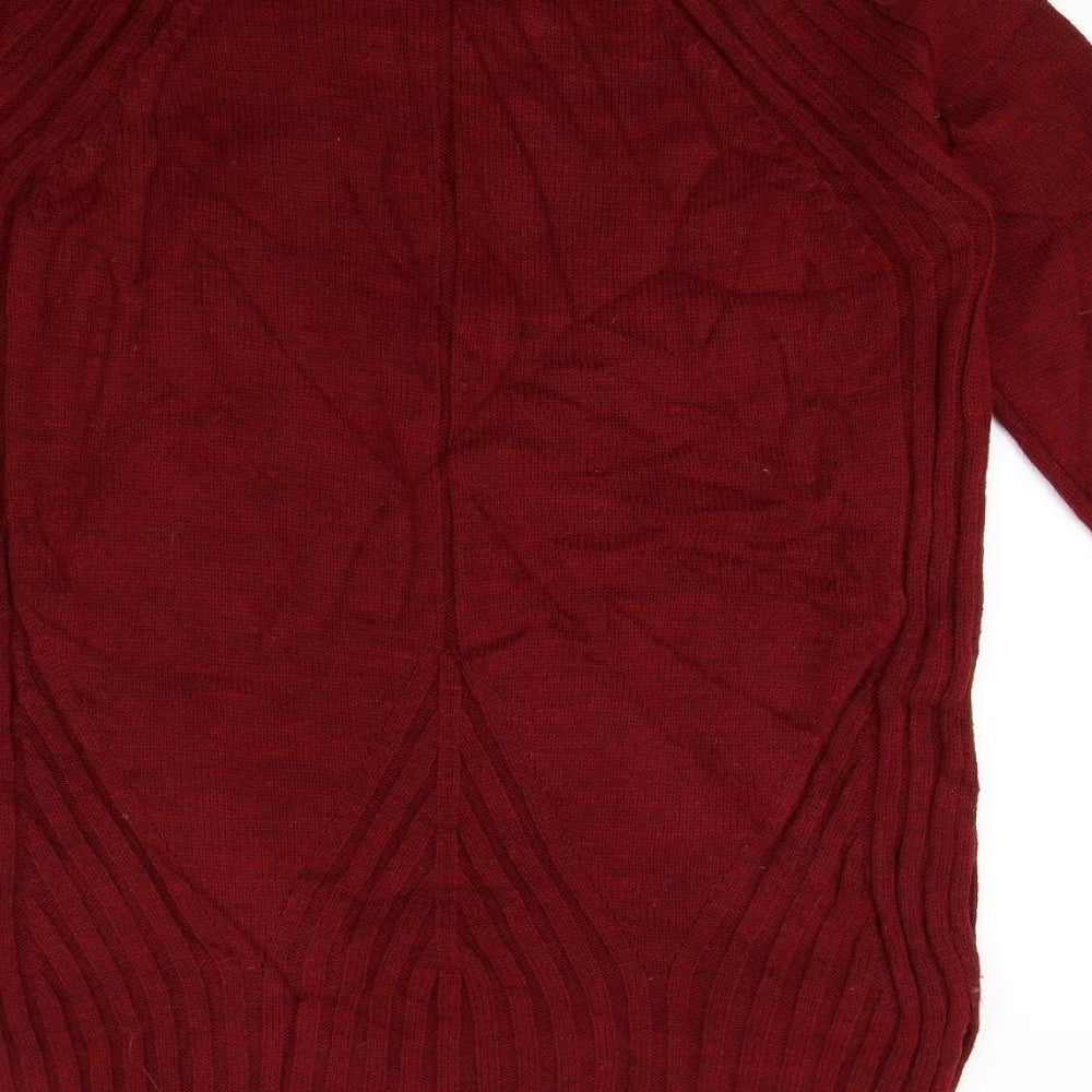 Topshop Womens Red   Pullover Jumper Size 10