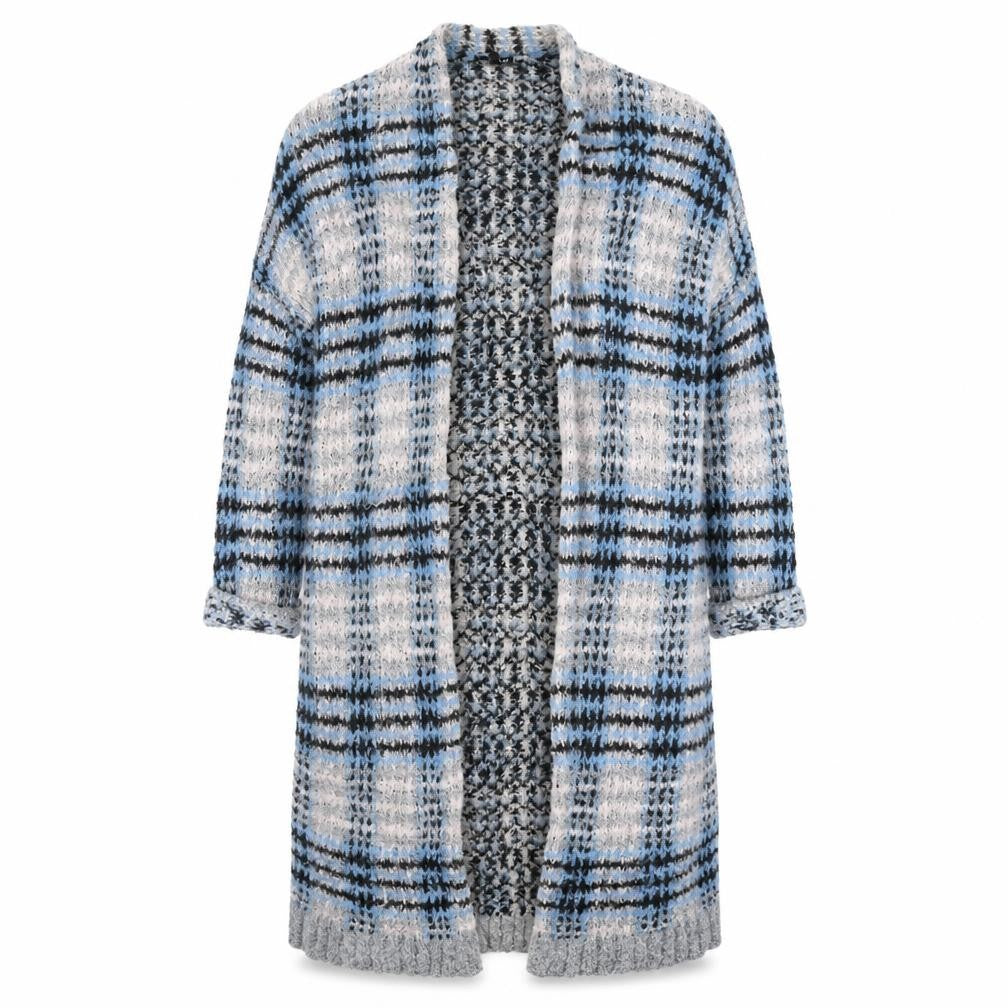 Warehouse Womens Multicoloured Check  Cardigan Jumper Size S