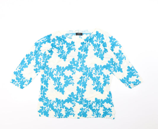 Papaya Womens Black Floral  Pullover Sweatshirt Size 16