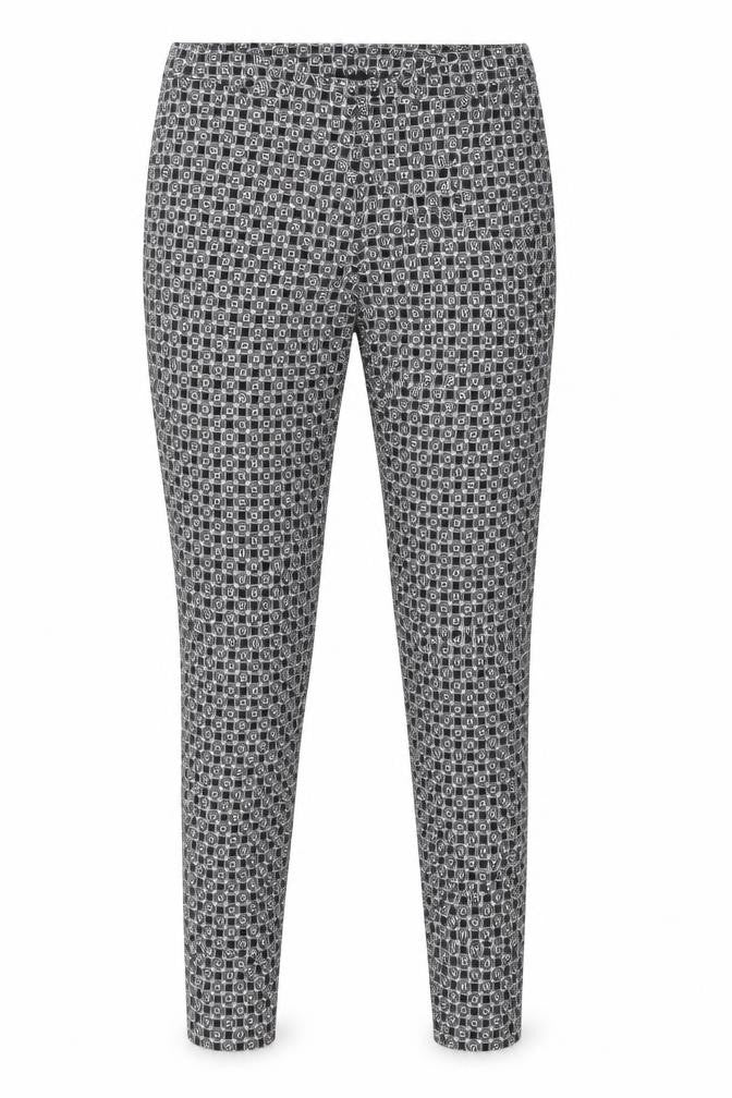 New Look Womens Black Paisley  Trousers  Size 10 L28.5 in