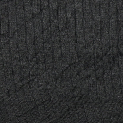 Brand and care label for Oswal men’s grey jumper, size M