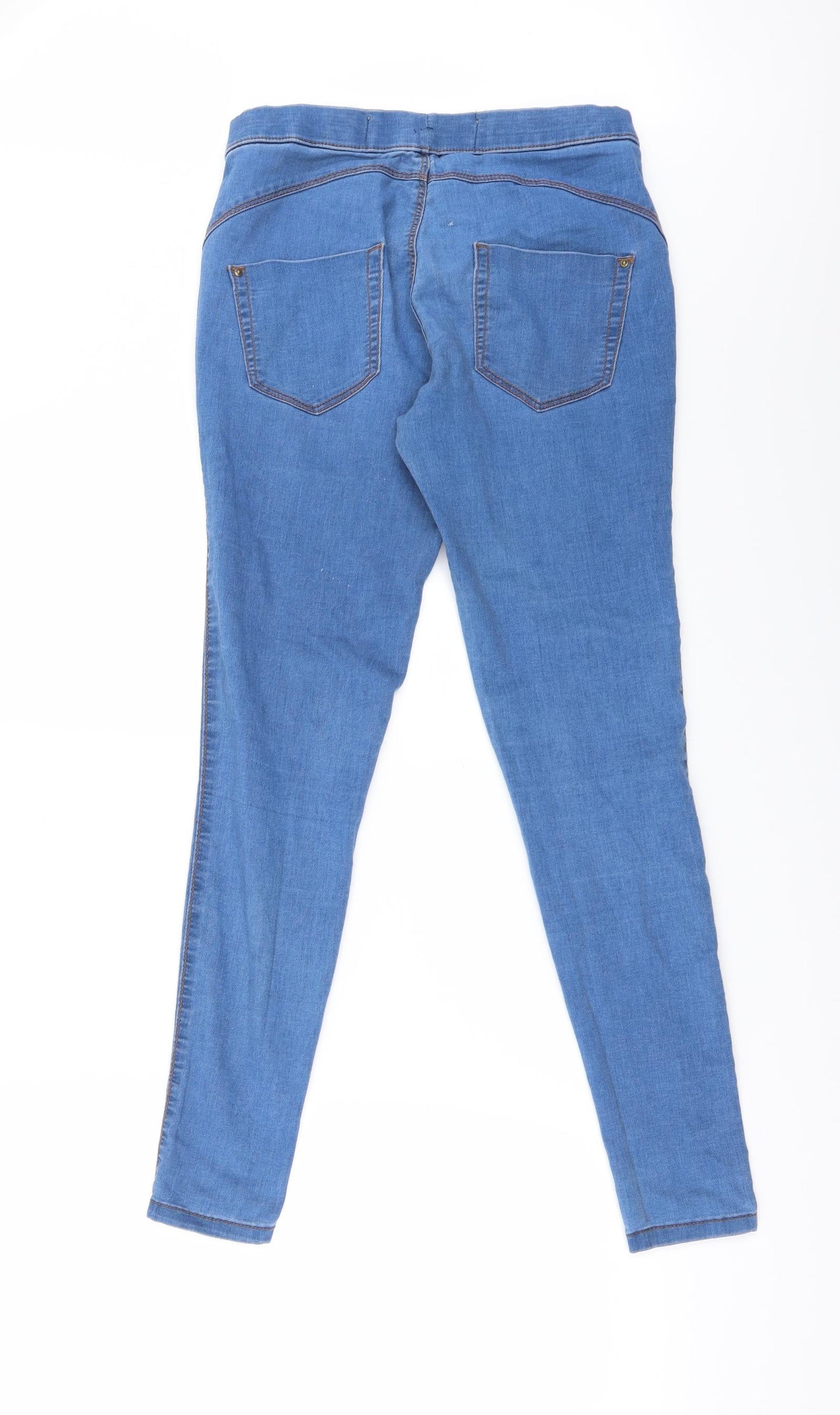Denim & Co. Womens Blue   Jegging Jeans Size 6 L26.5 in