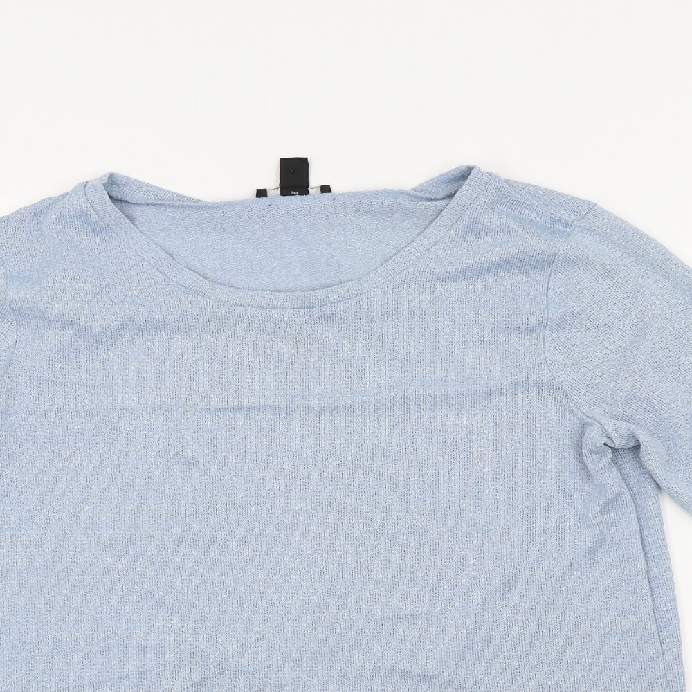 New Look Womens Blue   Basic T-Shirt Size 10