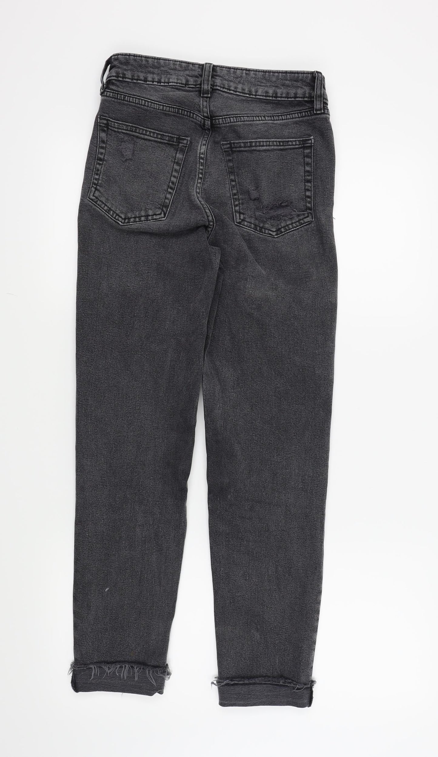 H&M Womens Grey   Skinny Jeans Size 8 L26 in
