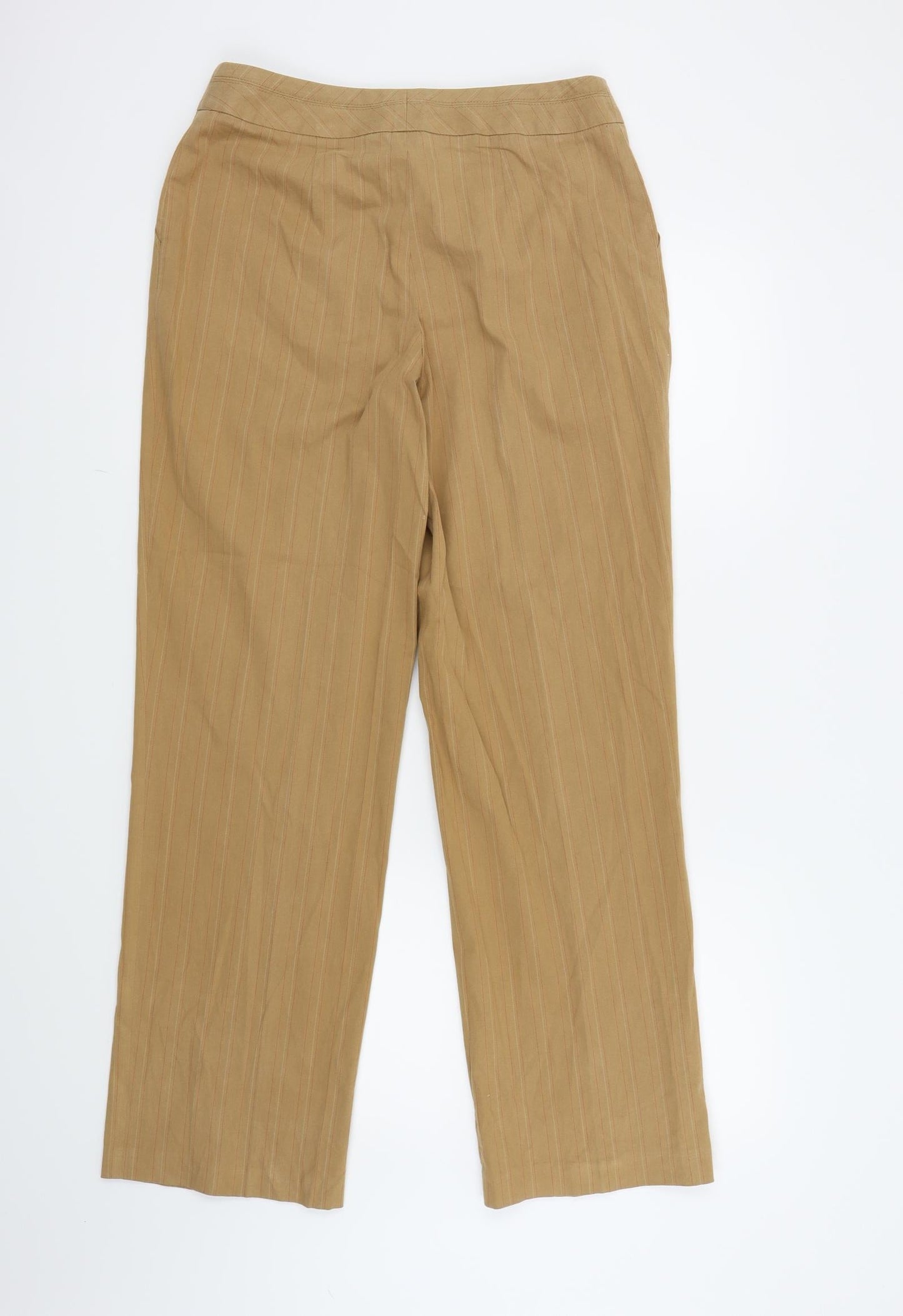 Preworn Womens Orange   Trousers  Size 12 L30 in
