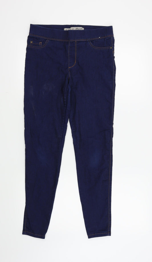Denim & Co. Womens Blue   Jegging Jeans Size 10 L27 in