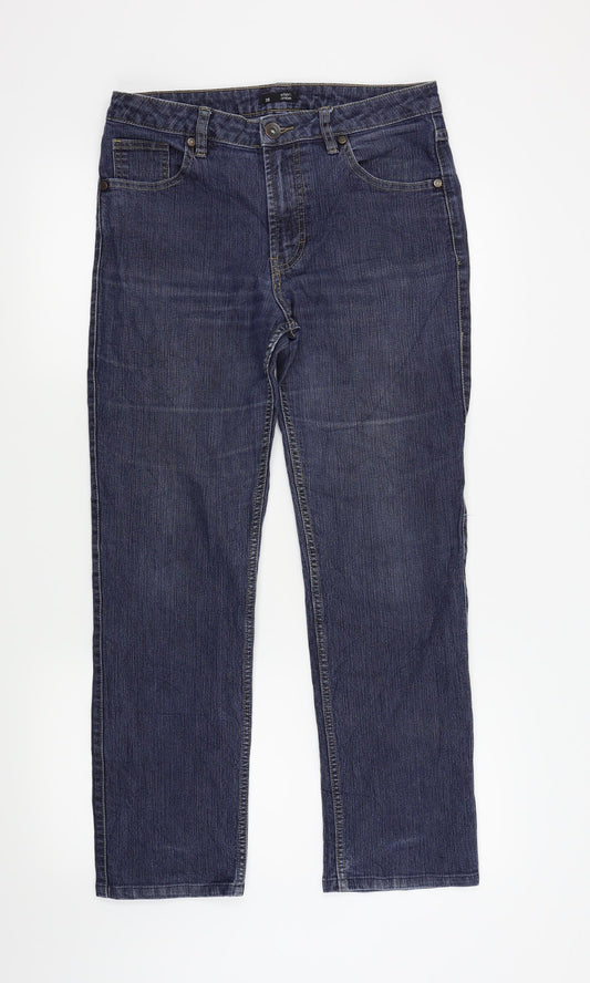 ellen amber Womens Blue   Straight Jeans Size 10 L27 in
