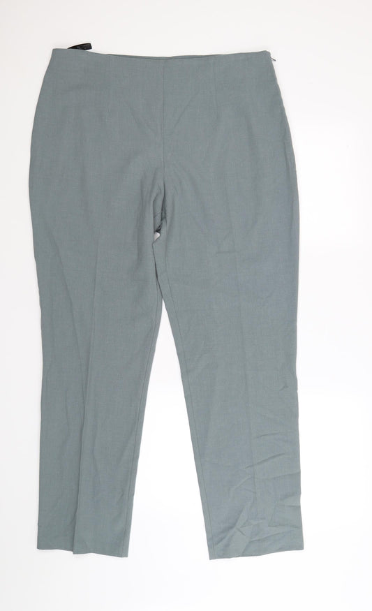 BHS Womens Blue   Dress Pants Trousers Size 16 L31 in