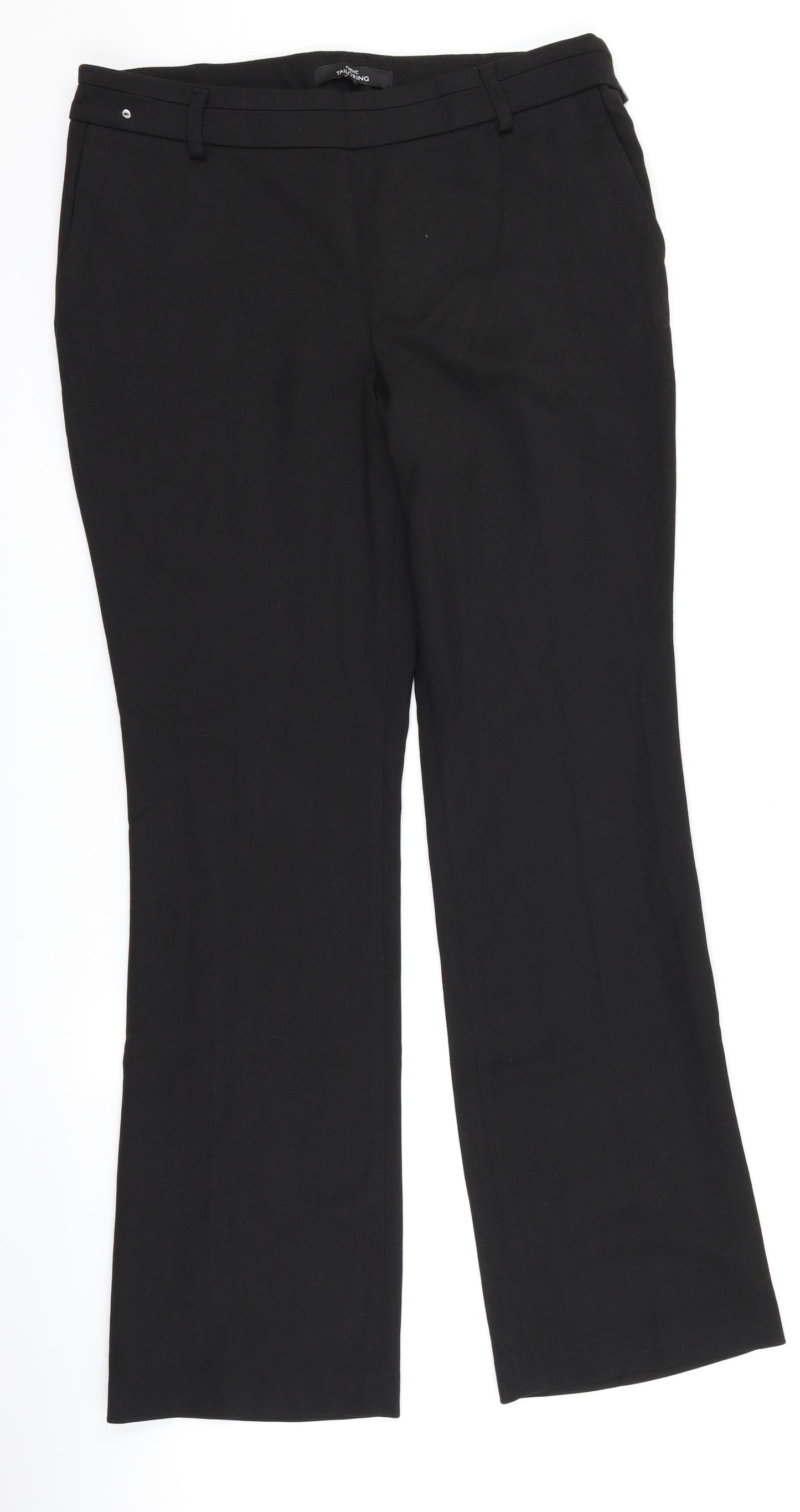 Marks and Spencer Womens Black   Trousers  Size 12 L29 in